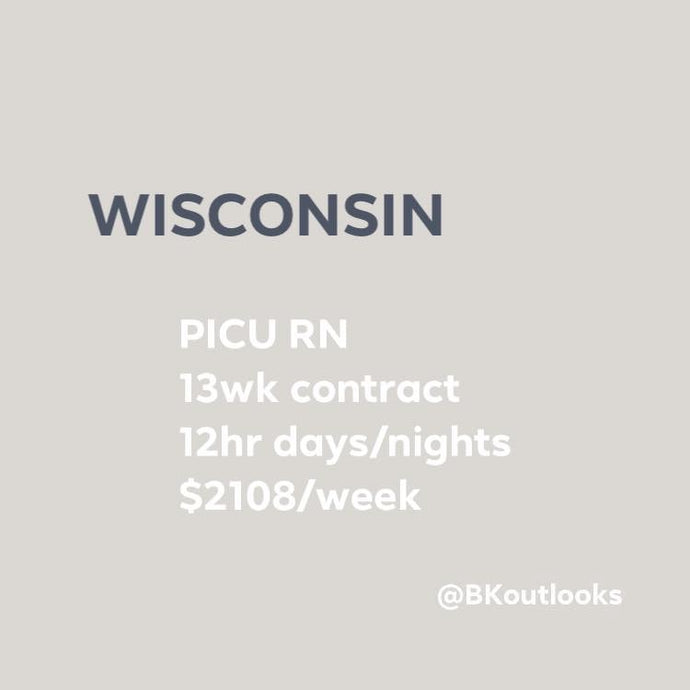 Wisconsin - Travel Nurse (PICU, Pediatric ICU)