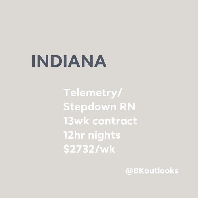 Indiana - Travel Nurse (Telemetry/Stepdown RN)