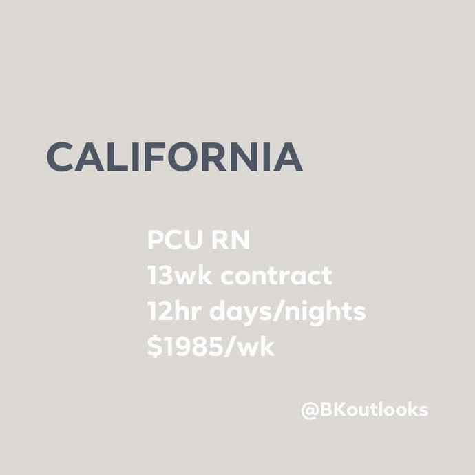 California - Travel Nurse (PCU)