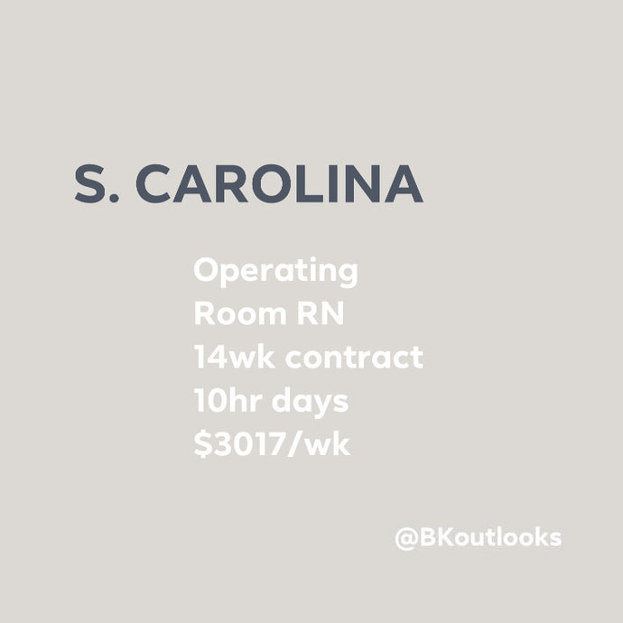 South Carolina - Travel Nurse (Operating Room, OR RN)