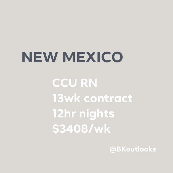 New Mexico - Travel Nurse (CCU RN)