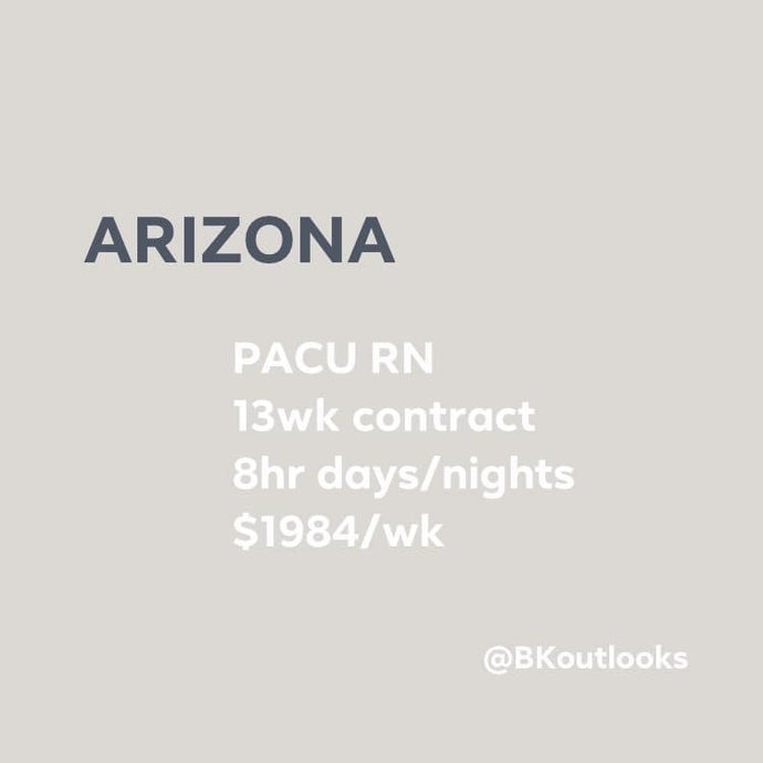 Arizona - Travel Nurse (PACU RN)