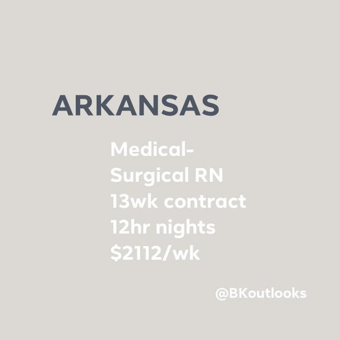 Arkansas - Travel Nurse (Medical-Surgical RN)