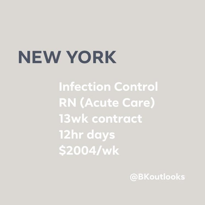 New York - Travel Nurse (Infection Control / Acute Care)