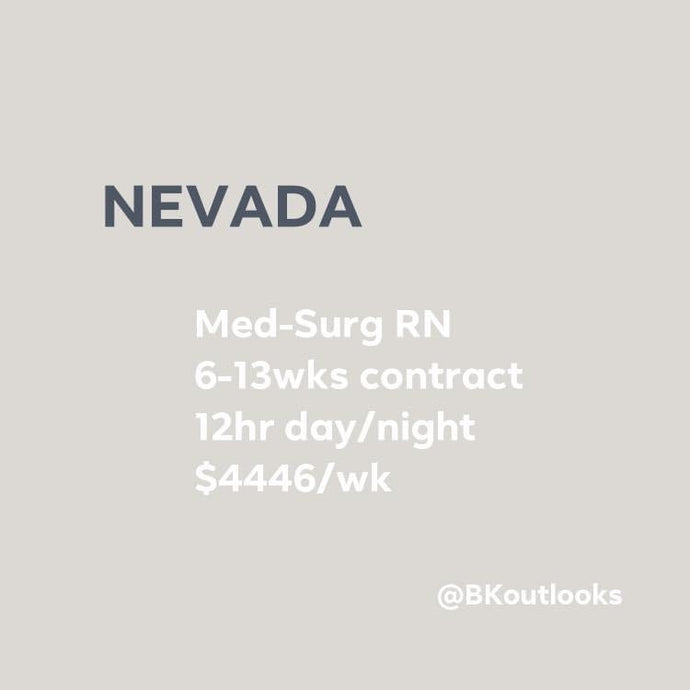 Nevada - Travel Nurse (Med-Surg RN)