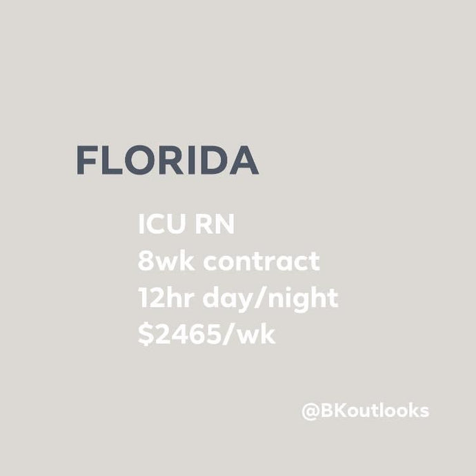 Florida - Travel Nurse (ICU, Intensive Care Unit RN)