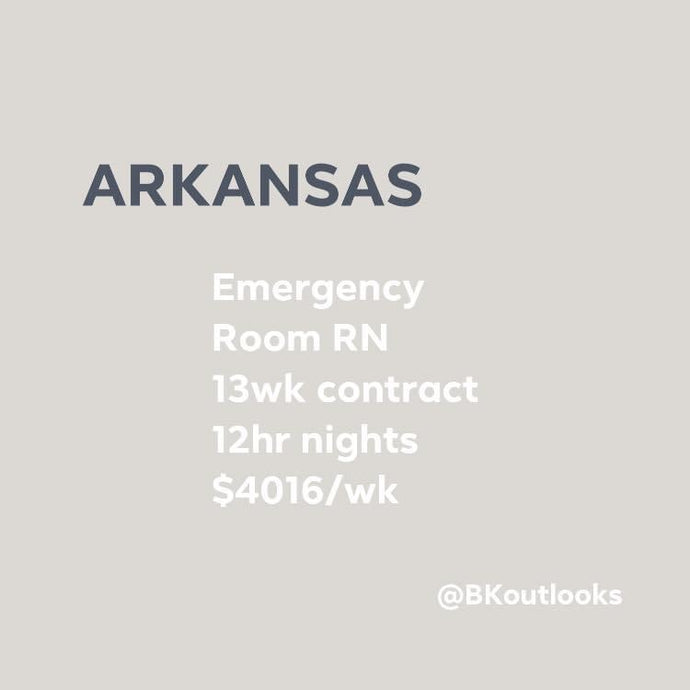 Arkansas - Travel Nurse (ER, Emergency Room RN)
