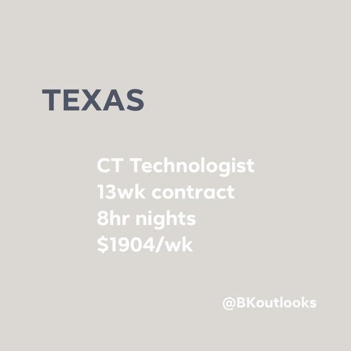 Texas - Travel CT Technologist
