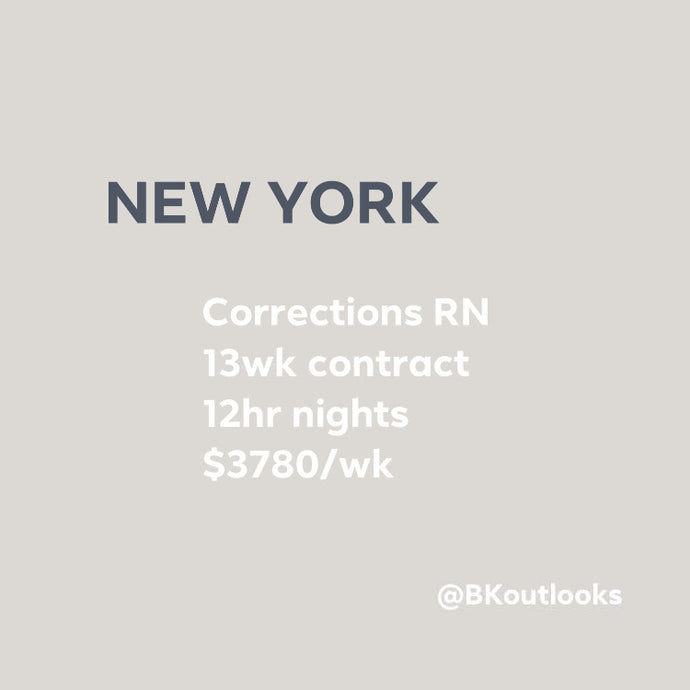 New York - Local Nurse (Corrections RN)