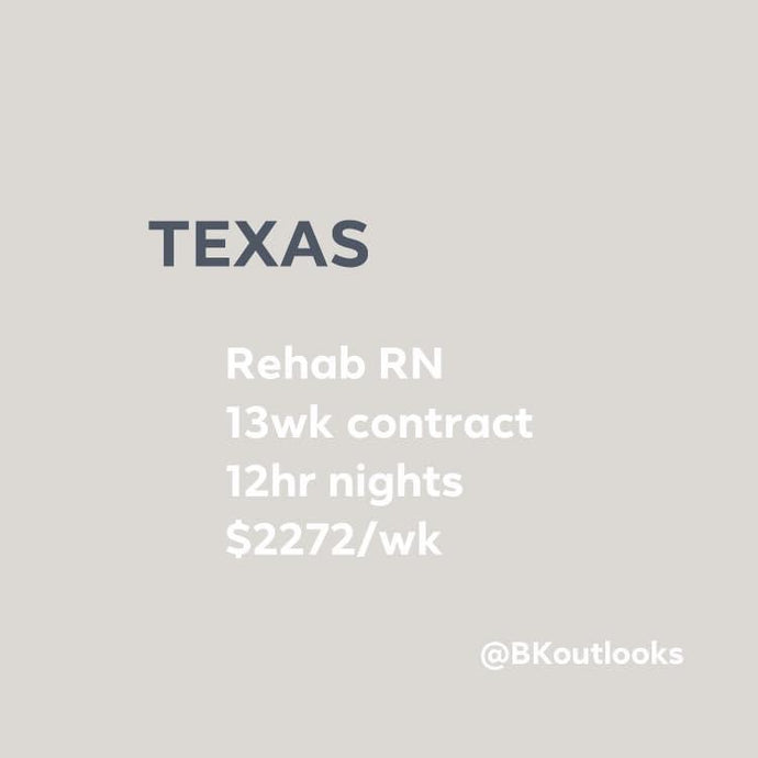 Texas - Travel Nurse (Rehab RN)