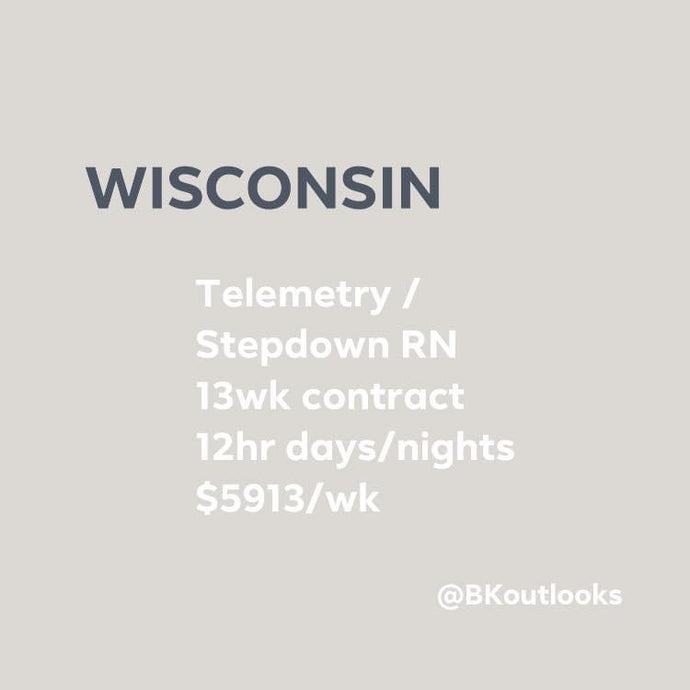 Wisconsin - Travel Nurse (Telemetry RN)