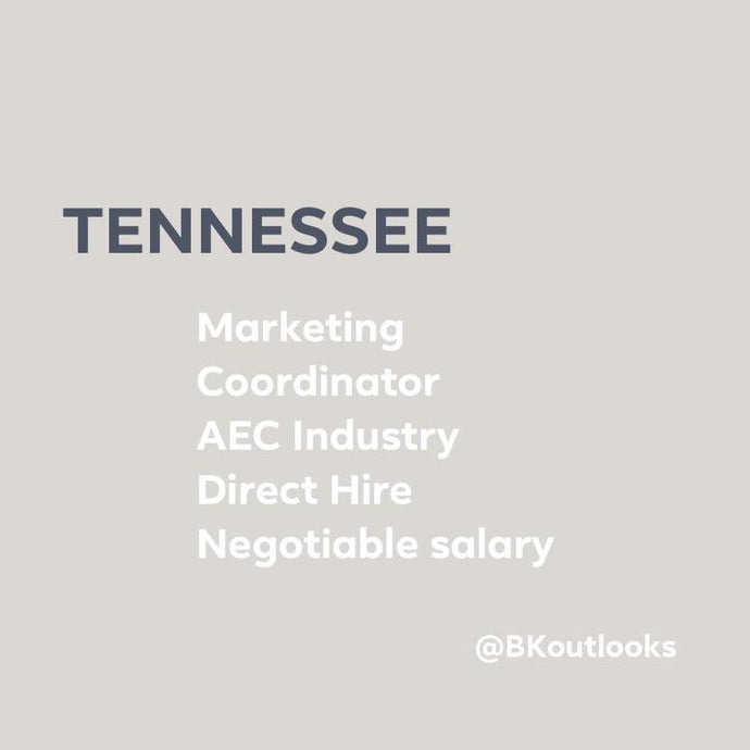 Tennessee - Direct Hire - Marketing Coordinator
