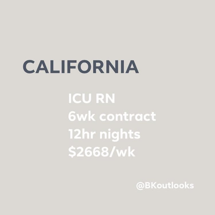 California - Travel Nurse (Intensive Care Unit, ICU RN)