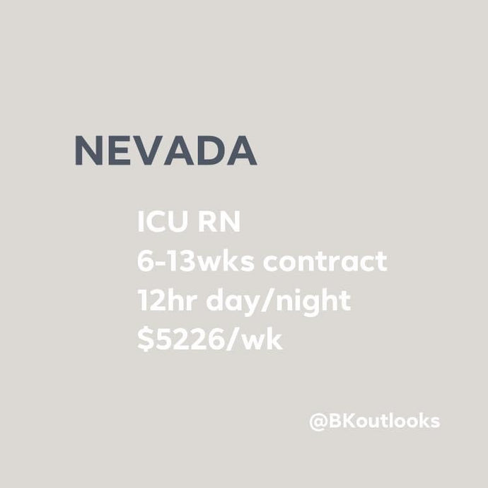 Nevada - Travel Nurse (ICU RN)