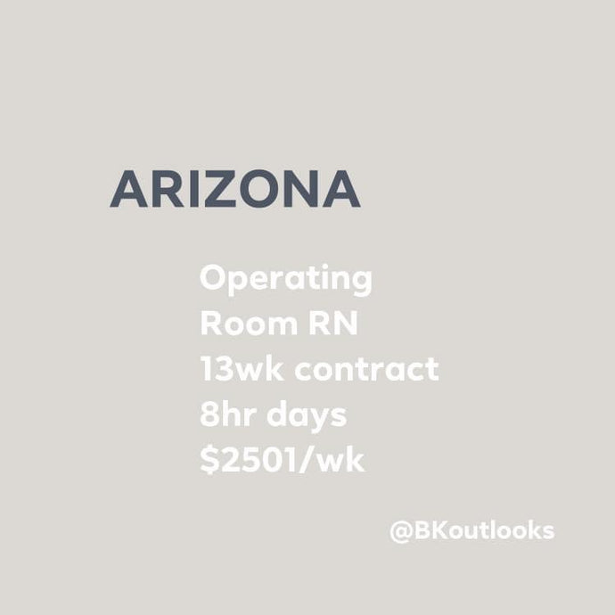 Arizona - Travel Nurse (Operating Room, OR RN)