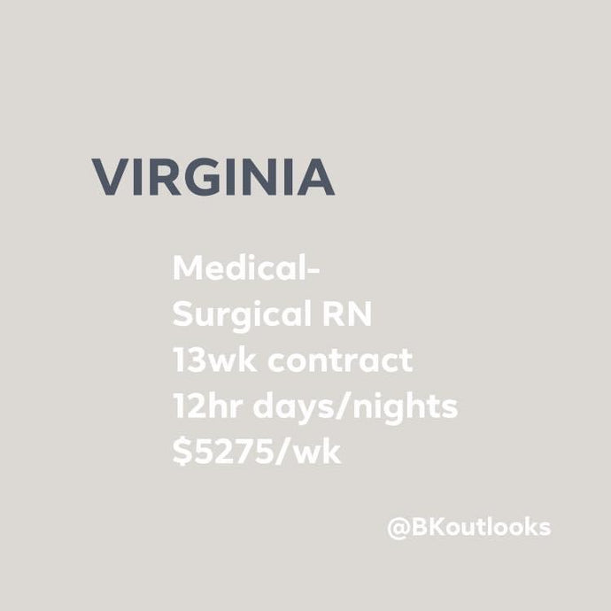 Virginia - Travel Nurse (Medical-Surgical RN)
