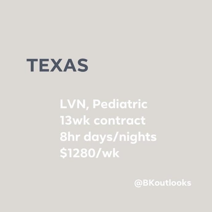 Texas - Local LVN (Pediatric)