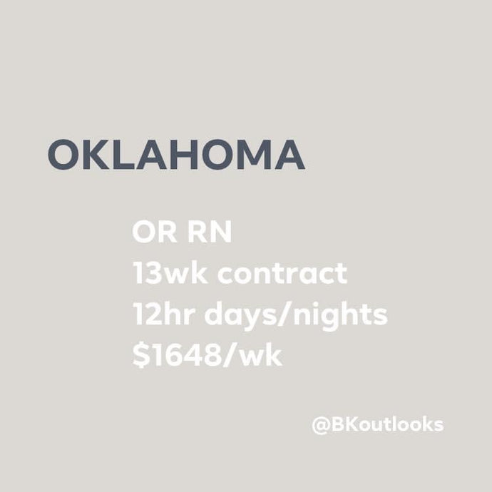 Oklahoma - Travel Nurse (Operating Room RN)