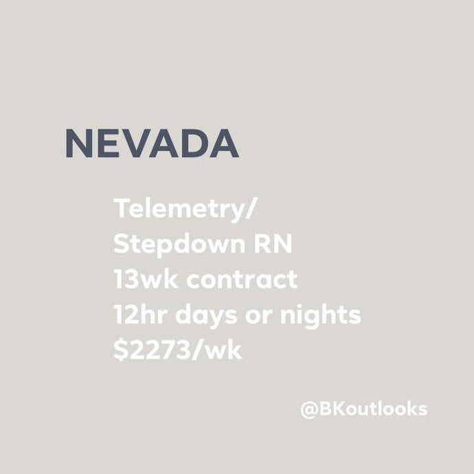 Nevada - Travel Nurse (Telemetry / Stepdown)