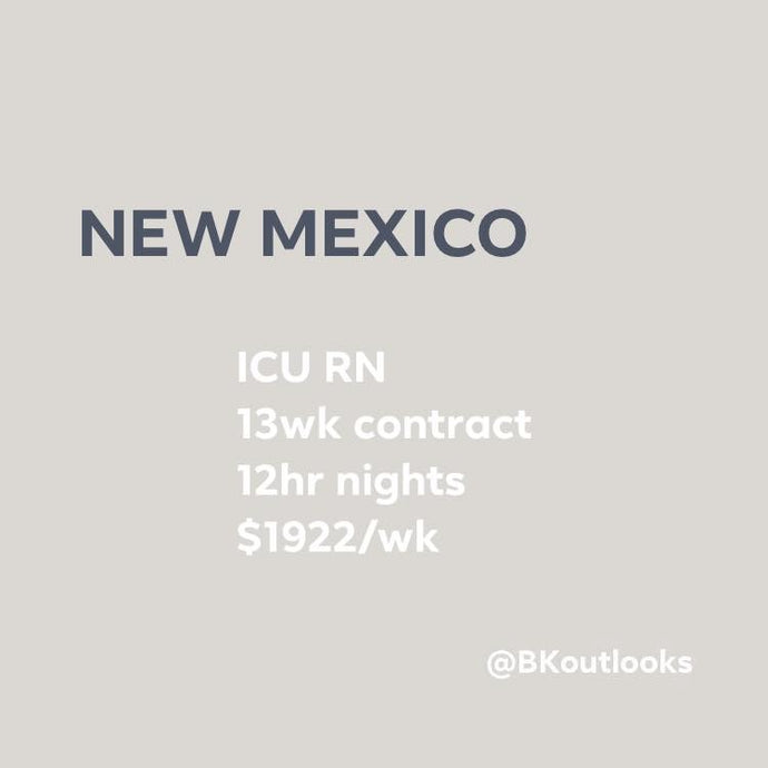 New Mexico - Travel Nurse (ICU, Intensive Care)