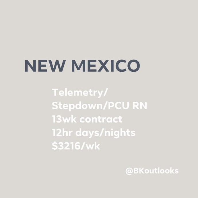 New Mexico - Travel Nurse (Stepdown / PCU / Telemetry RN)