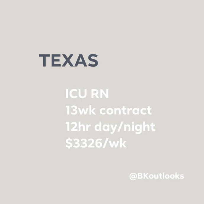Texas - Travel Nurse (ICU RN)