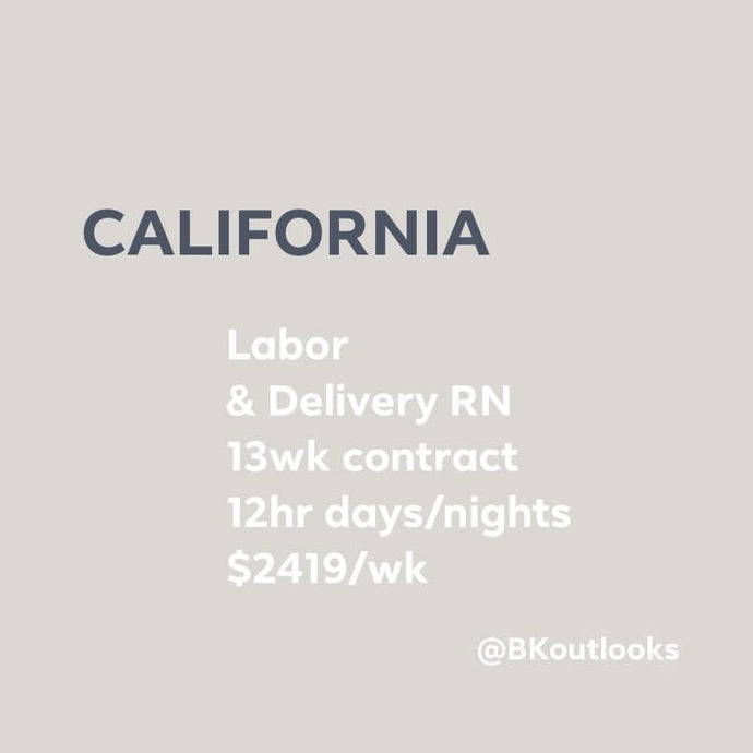 California - Travel Nurse (Labor & Delivery)