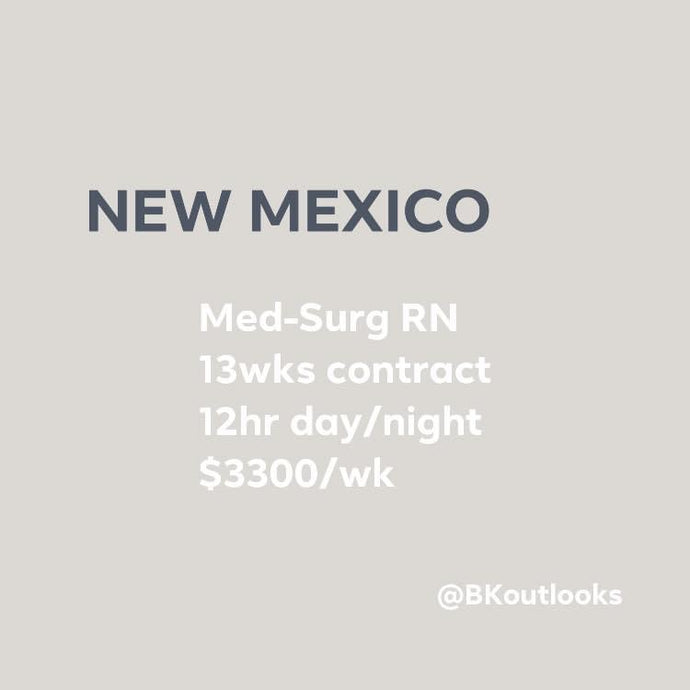 New Mexico - Travel Nurse (Med-Surg RN)