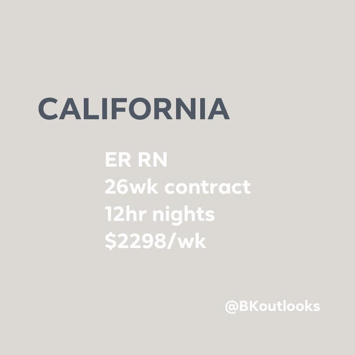 California - Travel Nurse (Emergency Room RN)
