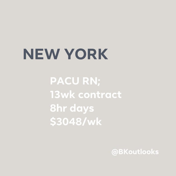 New York - Travel Nurse (PACU RN)