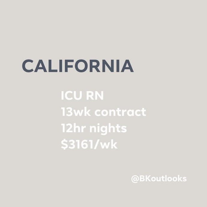 California - Travel Nurse (Intensive Care Unit, ICU RN)
