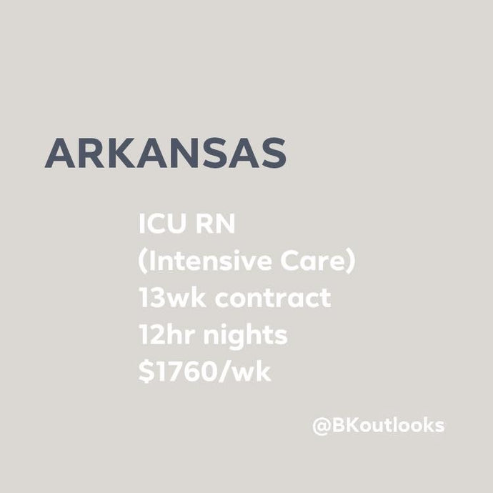Arkansas - Travel Nurse (ICU, Intensive Care)