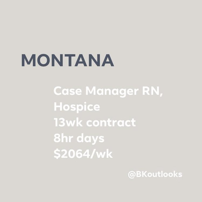 Montana - Travel Nurse (Case Manager, Hospice)
