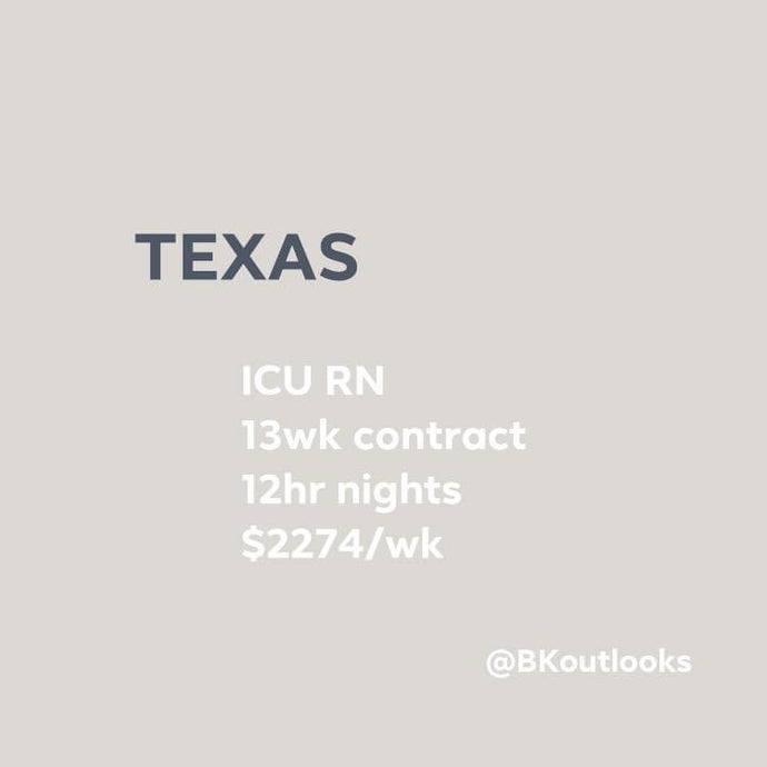Texas - Travel Nurse (ICU RN)