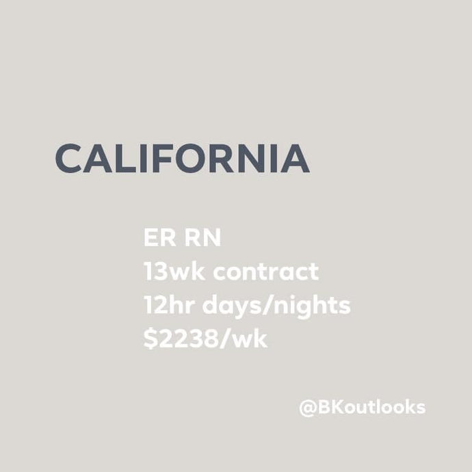 California - Travel Nurse (ER, Emergency Room)