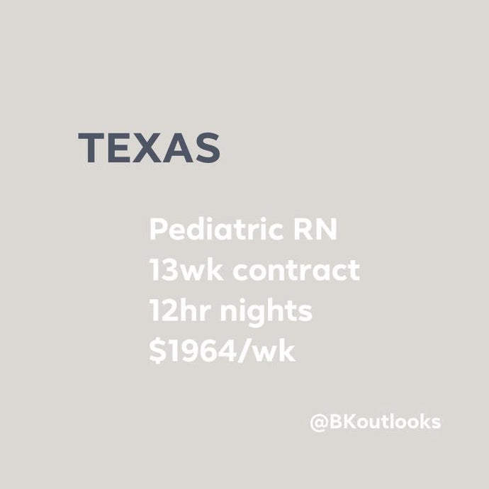 Texas - Travel Nurse (Pediatric RN)