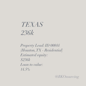 Property Lead 00044 - Texas - Houston - $236k - 14.5% - 2023-02OCT - with comparables